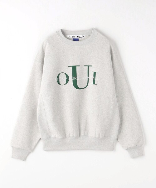 ＜CITEN＞OUIロゴスウェット（Tシャツ/カットソー）｜CITEN（シテン）