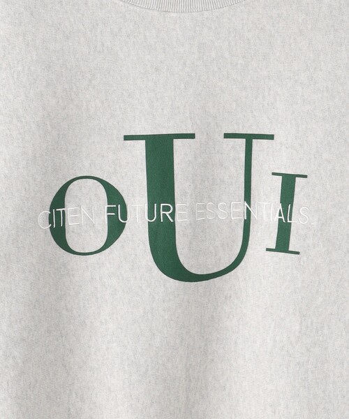 ＜CITEN＞OUIロゴスウェット（Tシャツ/カットソー）｜CITEN（シテン）
