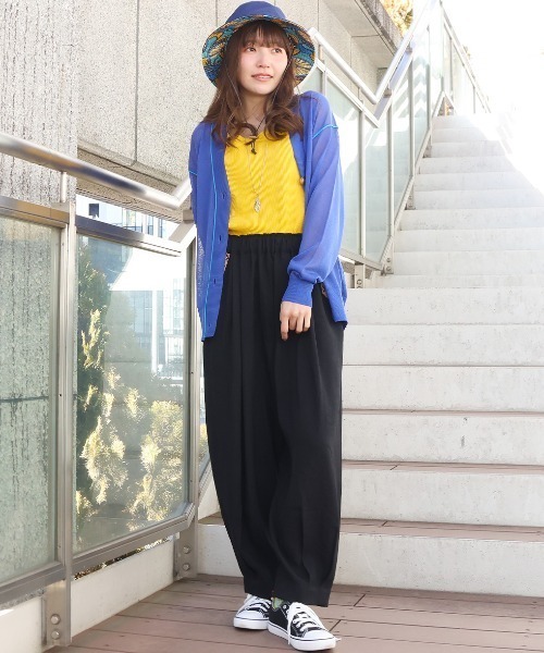 チチカカ（チチカカ）の「エッグタックパンツ（その他パンツ・レディース・ベージュ/ボルドー/カーキ/ブラック・MEDIUM/LARGE）」の5枚目の写真