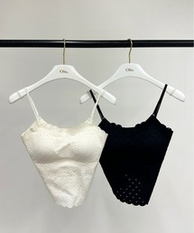 Olu. | スカラップカップ付きインナー(キャミソール)