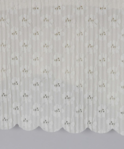 Olu.（オルドット）の「スカラップカップ付きインナー（キャミソール・レディース・ホワイト/ブラック・FREE）」の17枚目の写真