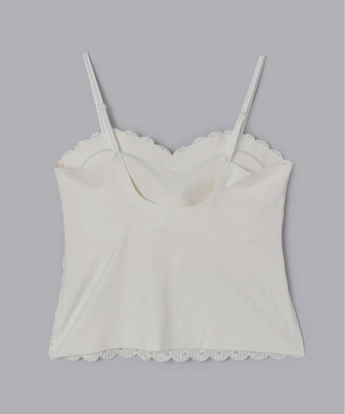 Olu.（オルドット）の「スカラップカップ付きインナー（キャミソール・レディース・ホワイト/ブラック・FREE）」の19枚目の写真