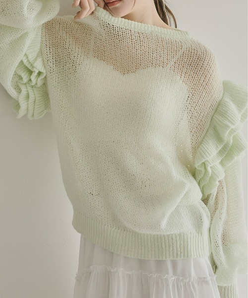 Olu.（オルドット）の「スカラップカップ付きインナー（キャミソール・レディース・ホワイト/ブラック・FREE）」の21枚目の写真