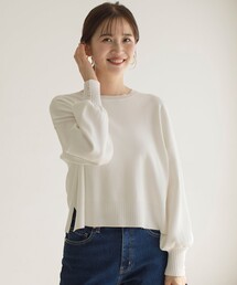 【花粉対策】ドルマン ニット
