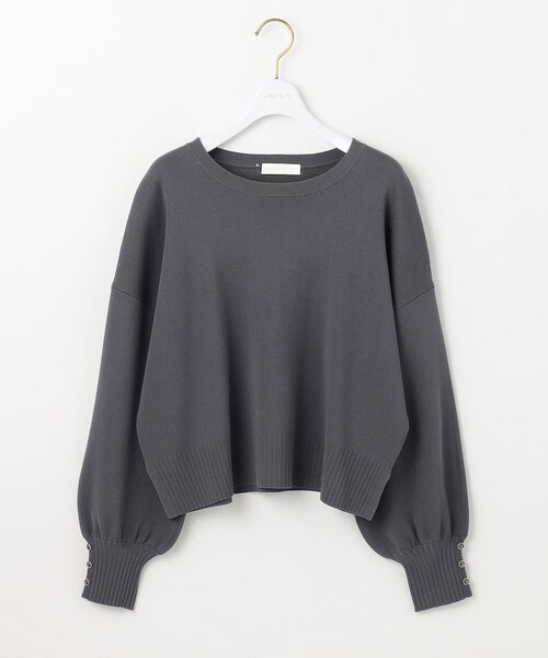 ANY SIS（エニィスィス）の「【花粉対策】ドルマン ニット（ニット/セーター・レディース・グレー系/ライトグリーン系/ホワイト系/ブルー系/ピンク系/ライトイエロー系・2）」の21枚目の写真