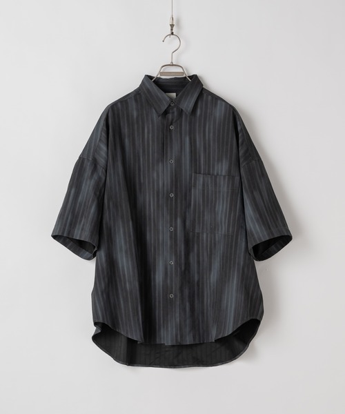 最愛 セール】Tie shirts/タイダイストライプ over stripe dye トップス