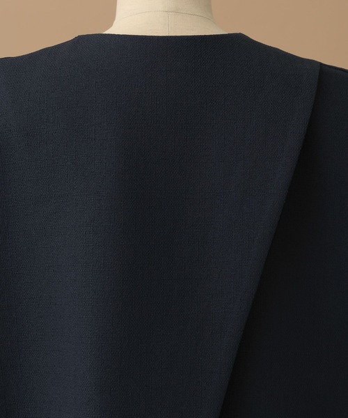 A part by（アパートバイ）の「【セレモニー】ツイードライクセットアップ（ワンピース・レディース・ネイビー/アイボリー・SMALL/MEDIUM）」の8枚目の写真