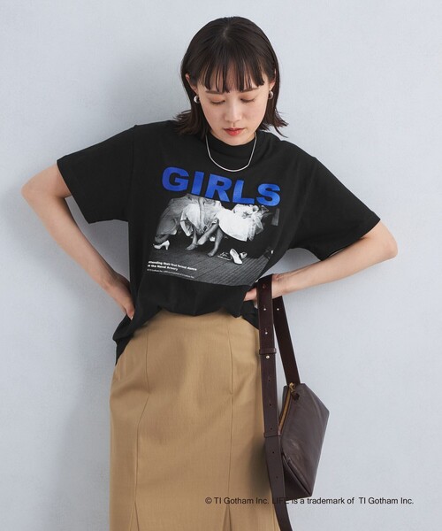 GOOD ROCK SPEED（グッドロックスピード）の「【別注】＜GOOD ROCK SPEED＞LIFE ショートスリーブ Tシャツ（Tシャツ/カットソー・レディース・ブラック/オフホワイト・FREE）」の2枚目の写真