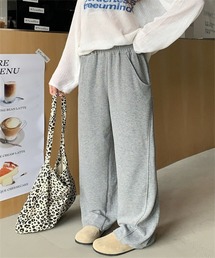脇切り替えデザインスウェットパンツ