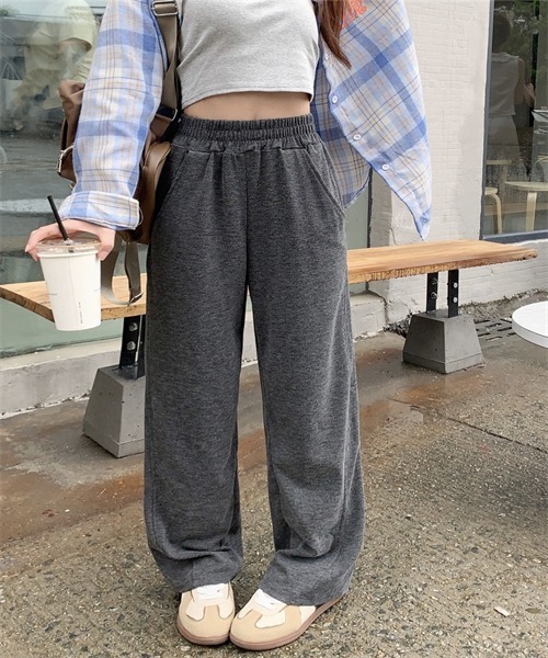 FREE STYLISTS(フリー スタイリスト)の「脇切り替えデザインスウェットパンツ(スウェットパンツ・レディース・ブラック/ライトグレー/チャコールグレー・M/L/XL/S)」の8枚目の写真