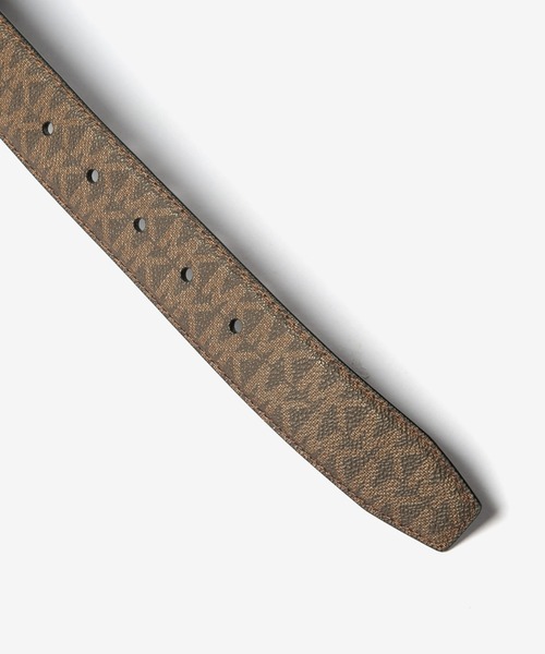 MICHAEL KORS（マイケルコース）の「MICHAEL KORS MK SIGNITURE REVERSIBLE マイケル コース MKシグニチャー ベルト リバーシブル（ベルト・メンズ・ブラウン・FREE）」の6枚目の写真