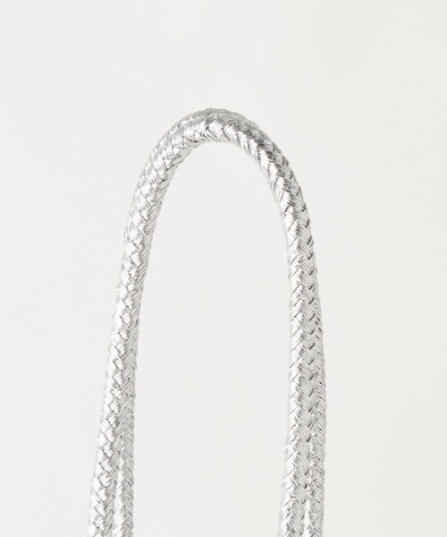 green label relaxing（グリーンレーベルリラクシング）の「メタリックヤーン レーシー トートバッグ（ショルダーバッグ・レディース・シルバー/ブラウン/ブラック/パープル/ゴールド・FREE）」の19枚目の写真