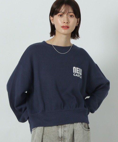 LAKOLE（ラコレ）の「ハニカムプリントプルオーバー / 289493（Tシャツ/カットソー・レディース・ネイビー/アイボリー/イエロー・FREE）」の2枚目の写真