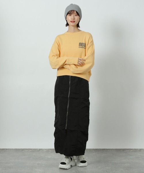 LAKOLE（ラコレ）の「ハニカムプリントプルオーバー / 289493（Tシャツ/カットソー・レディース・ネイビー/アイボリー/イエロー・FREE）」の5枚目の写真