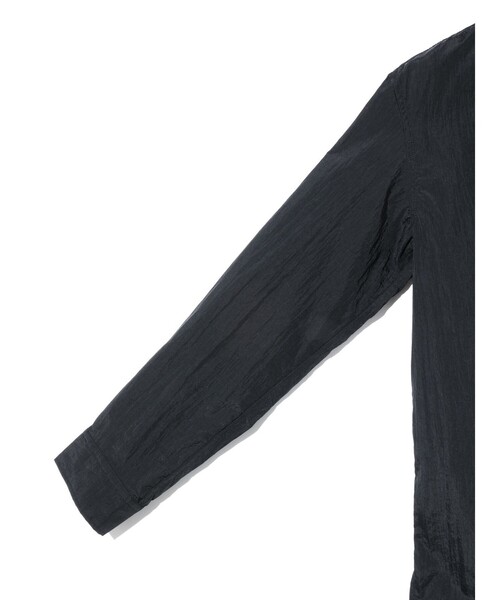 MIDIUMISOLID（ミディウミソリッド）の「MIDIUMISOLID Men’s フライフロントナイロンシャツ（シャツ/ブラウス・メンズ・ベージュ/ブラック/オフホワイト・48）」の19枚目の写真