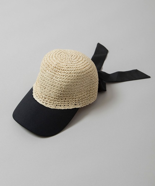 Munich(ミューニック)の「バックリボンキャップ(キャップ・レディース・ナチュラル/ブラウン・FREE)」の18枚目の写真