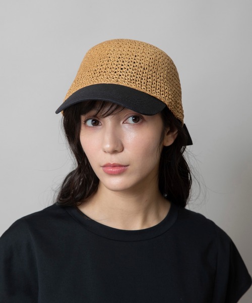 Munich(ミューニック)の「バックリボンキャップ(キャップ・レディース・ナチュラル/ブラウン・FREE)」の14枚目の写真