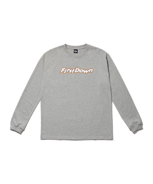 FIRST DOWN(ファーストダウン)の「ロングスリーブ Tシャツ コットンジャージ #2(Tシャツ/カットソー・メンズ・ホワイト/杢グレー/ブラック・L/M/XL)」の8枚目の写真