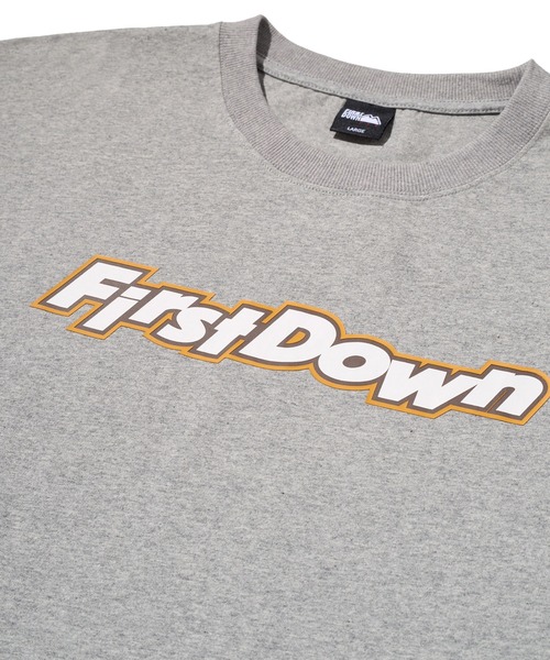 FIRST DOWN(ファーストダウン)の「ロングスリーブ Tシャツ コットンジャージ #2(Tシャツ/カットソー・メンズ・ホワイト/杢グレー/ブラック・L/M/XL)」の10枚目の写真