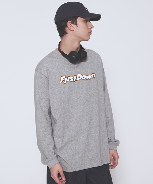 FIRST DOWN(ファーストダウン)の「ロングスリーブ Tシャツ コットンジャージ #2(Tシャツ/カットソー・メンズ・ホワイト/杢グレー/ブラック・L/M/XL)」の18枚目の写真