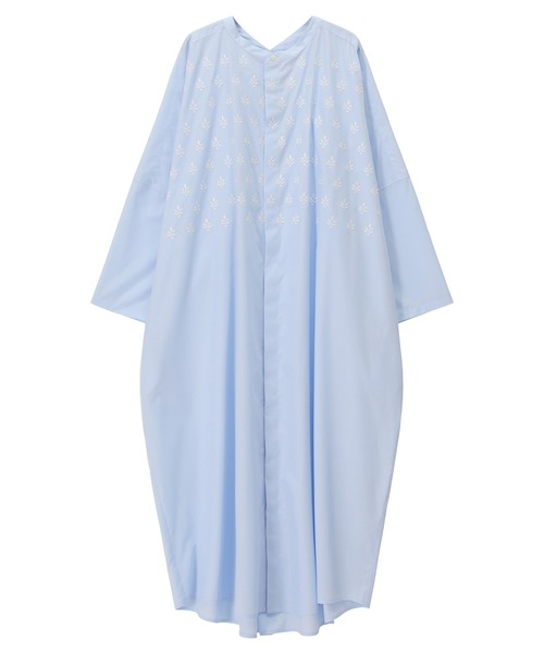 ZUCCa（ズッカ）の「リーフエンブロイダリー / ワンピース / (O)（ワンピース・レディース・ブラック/ライトブルー/ホワイト・M size）」の3枚目の写真