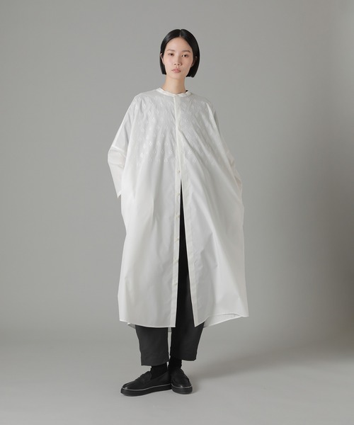 ZUCCa（ズッカ）の「リーフエンブロイダリー / ワンピース / (O)（ワンピース・レディース・ブラック/ライトブルー/ホワイト・M size）」の11枚目の写真