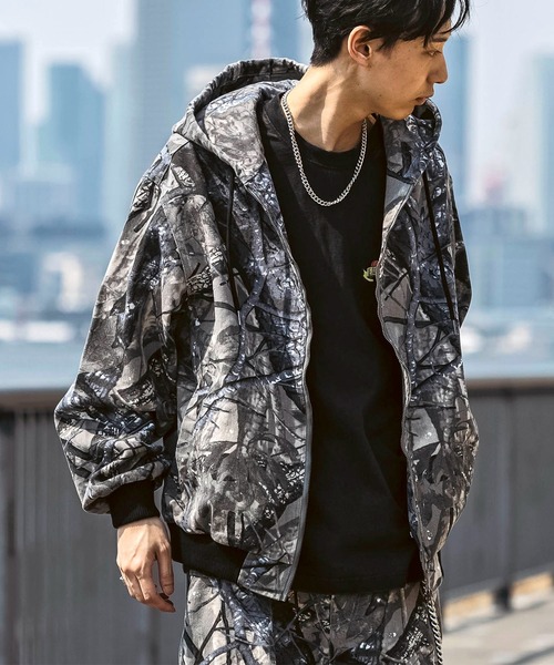 専用　　　PHENOMENON デニムベスト フード リアルツリーカモ裏地 セール】Real tree Camo All Over Design Denim Jacket / リアル