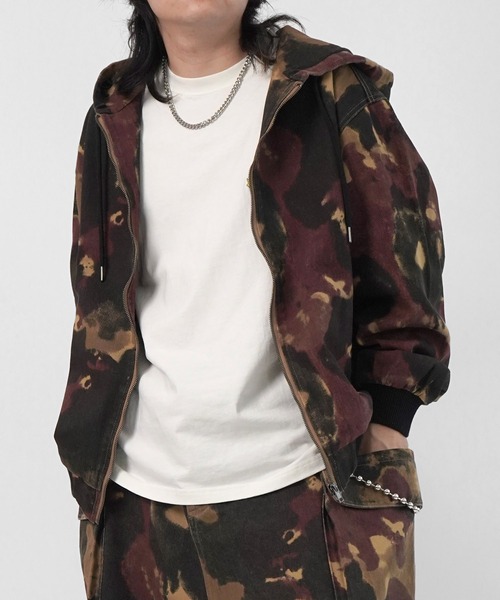 デニムジャケット　リアルツリー　カモ セール】Real tree Camo All Over Design Denim Jacket / リアル