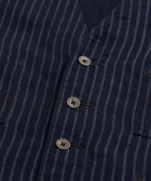 RRL(ダブル アール エル)の「インディゴ ツイル ベスト(ベスト・メンズ・ブルー・M/L/S/XL/XS/XXL)」の5枚目の写真