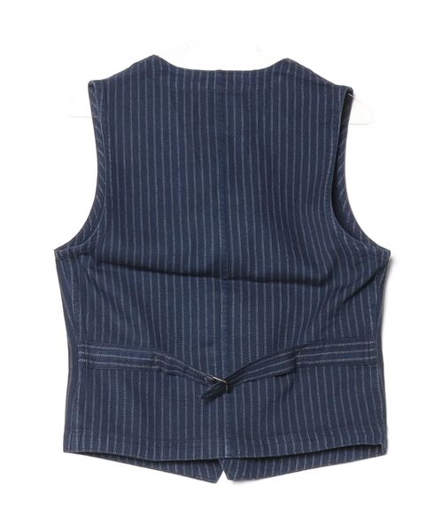 RRL ダブルアールエル ベスト/ジレ インディゴ コットンxs RRL ダブルアールエル ベスト/ジレ インディゴ コットンxs