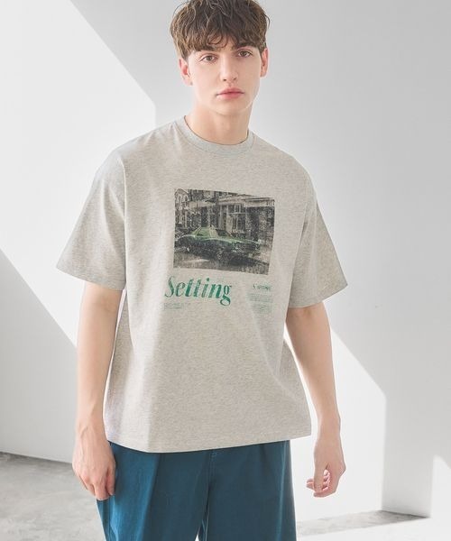 PBLIM（ページボーイリム）の「《UNISEX》クラッシックカーTシャツ（Tシャツ/カットソー・レディース・ネイビー/オフホワイト/グレー・SMALL/MEDIUM）」の15枚目の写真