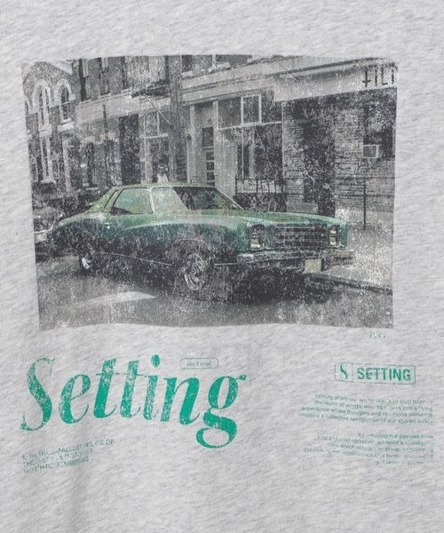 PBLIM（ページボーイリム）の「《UNISEX》クラッシックカーTシャツ（Tシャツ/カットソー・レディース・ネイビー/オフホワイト/グレー・SMALL/MEDIUM）」の6枚目の写真