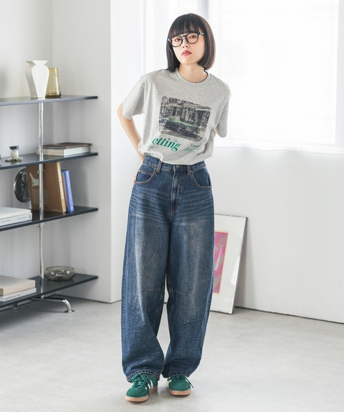 PBLIM（ページボーイリム）の「《UNISEX》クラッシックカーTシャツ（Tシャツ/カットソー・レディース・ネイビー/オフホワイト/グレー・SMALL/MEDIUM）」の21枚目の写真