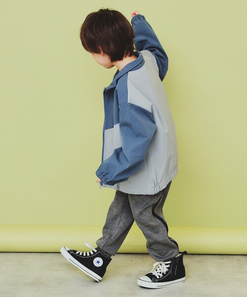 THE SHOP TK （ザ ショップ ティーケー ）の「【120-150】配色スタンドブルゾン/洗濯機OK（ブルゾン・キッズ・ブルー系その他6/ネイビー系4/パープル系1・12/15 /13/14）」の13枚目の写真