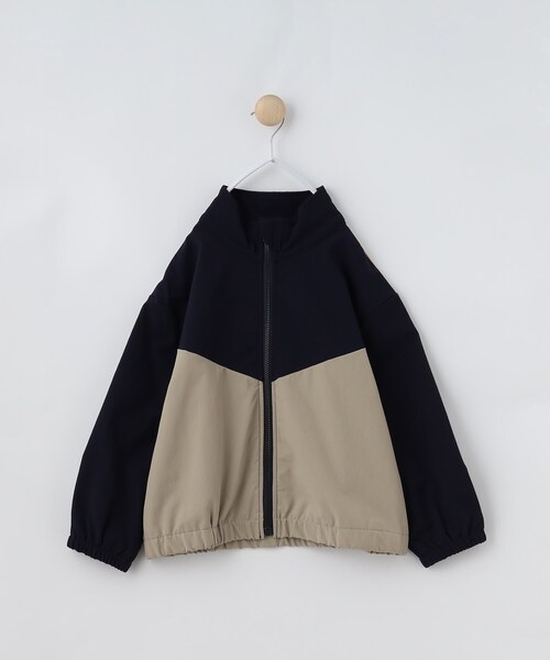 THE SHOP TK （ザ ショップ ティーケー ）の「【120-150】配色スタンドブルゾン/洗濯機OK（ブルゾン・キッズ・ブルー系その他6/ネイビー系4/パープル系1・12/15 /13/14）」の15枚目の写真