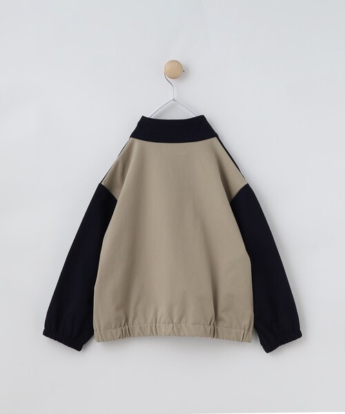 THE SHOP TK （ザ ショップ ティーケー ）の「【120-150】配色スタンドブルゾン/洗濯機OK（ブルゾン・キッズ・ブルー系その他6/ネイビー系4/パープル系1・12/15 /13/14）」の16枚目の写真