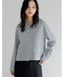 Re:EDIT（リエディ）の「[新色追加]メタリックボタンカーディガン（カーディガン/ボレロ）」