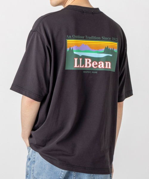 L.L.Bean(エルエルビーン)の「【JAPAN EDITION】ビーンズ・バック・カタディン・ティ(Tシャツ/カットソー・メンズ・ネイビー/タン/ライトグレー/オフホワイト/ブラック・SMALL/MEDIUM/LARGE/X-LARGE)」の3枚目の写真