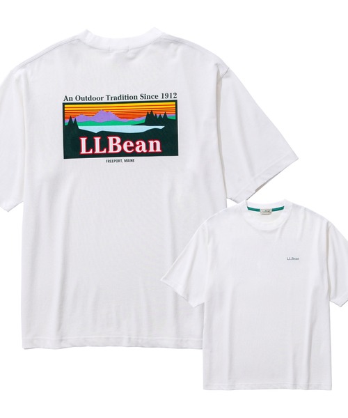 L.L.Bean(エルエルビーン)の「【JAPAN EDITION】ビーンズ・バック・カタディン・ティ(Tシャツ/カットソー・メンズ・ネイビー/タン/ライトグレー/オフホワイト/ブラック・SMALL/MEDIUM/LARGE/X-LARGE)」の12枚目の写真