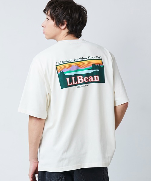L.L.Bean(エルエルビーン)の「【JAPAN EDITION】ビーンズ・バック・カタディン・ティ(Tシャツ/カットソー・メンズ・ネイビー/タン/ライトグレー/オフホワイト/ブラック・SMALL/MEDIUM/LARGE/X-LARGE)」の18枚目の写真