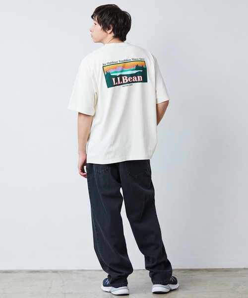 L.L.Bean(エルエルビーン)の「【JAPAN EDITION】ビーンズ・バック・カタディン・ティ(Tシャツ/カットソー・メンズ・ネイビー/タン/ライトグレー/オフホワイト/ブラック・SMALL/MEDIUM/LARGE/X-LARGE)」の8枚目の写真