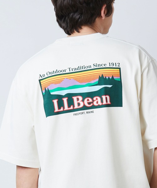 L.L.Bean(エルエルビーン)の「【JAPAN EDITION】ビーンズ・バック・カタディン・ティ(Tシャツ/カットソー・メンズ・ネイビー/タン/ライトグレー/オフホワイト/ブラック・SMALL/MEDIUM/LARGE/X-LARGE)」の20枚目の写真
