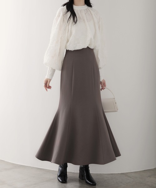 ⭐︎専用⭐︎PEARLYアーガイルスカートとスヌーピベスト nouvellemoi（ヌーベルモイ）の「ソフトマーメイドスカート（スカート