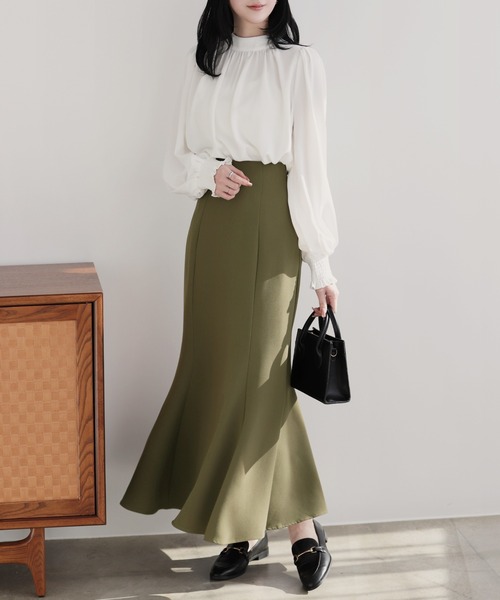 nouvellemoi（ヌーベルモイ）の「ソフトマーメイドスカート（スカート