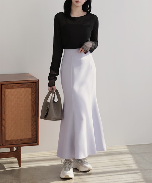 nouvellemoi（ヌーベルモイ）の「ソフトマーメイドスカート（スカート