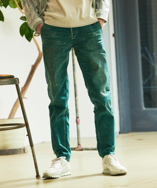 5351 POUR LES HOMMES(ゴーサンゴーイチプールオム)の「【25S/S】プリント テーパード デニム パンツ / オリジナルバンダナ付き(デニムパンツ・メンズ・ライトグレー/グリーン/ライトブルー・44/46/48/50)」の16枚目の写真
