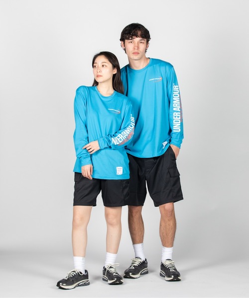 UNDER ARMOUR(アンダーアーマー)の「UAモチベート グラフィック ロングスリーブ Tシャツ(トレーニング/メンズ)(Tシャツ/カットソー・メンズ・エメラルドブルー・XL/S/L/2XL/M/4XL/3XL)」の6枚目の写真