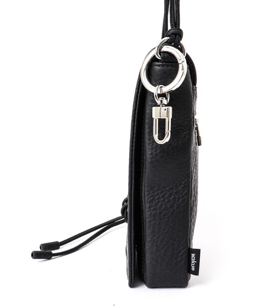 waku（ワク）の「【waku/ワク】レザーフラップショルダー WK-0003（ショルダーバッグ・メンズ・ブラック・FREE）」の17枚目の写真