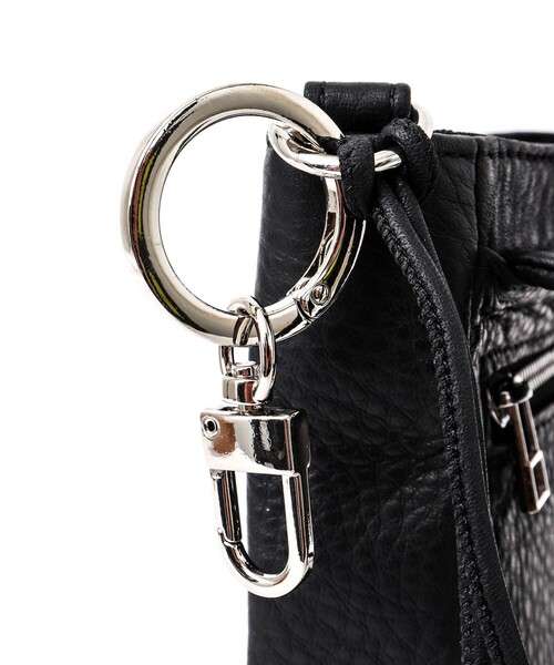 waku（ワク）の「【waku/ワク】レザーフラップショルダー WK-0003（ショルダーバッグ・メンズ・ブラック・FREE）」の8枚目の写真