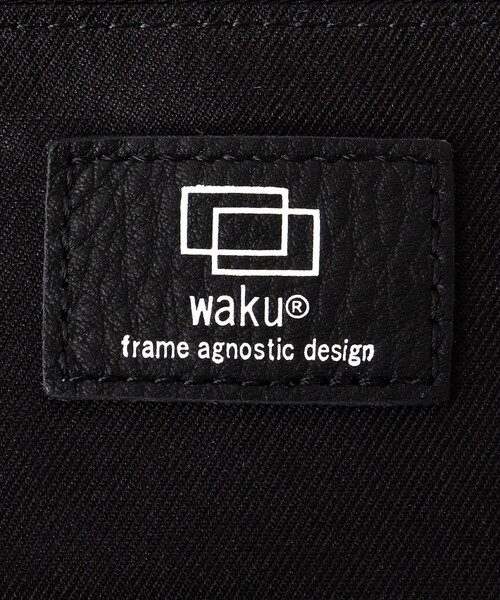 waku（ワク）の「【waku/ワク】レザーフラップショルダー WK-0003（ショルダーバッグ・メンズ・ブラック・FREE）」の10枚目の写真
